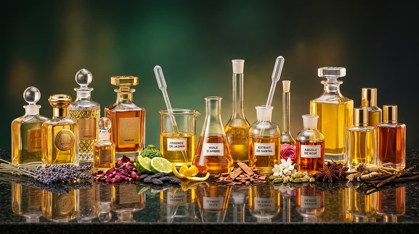 خامات الزيوت العطرية ومستحضرات التجميل